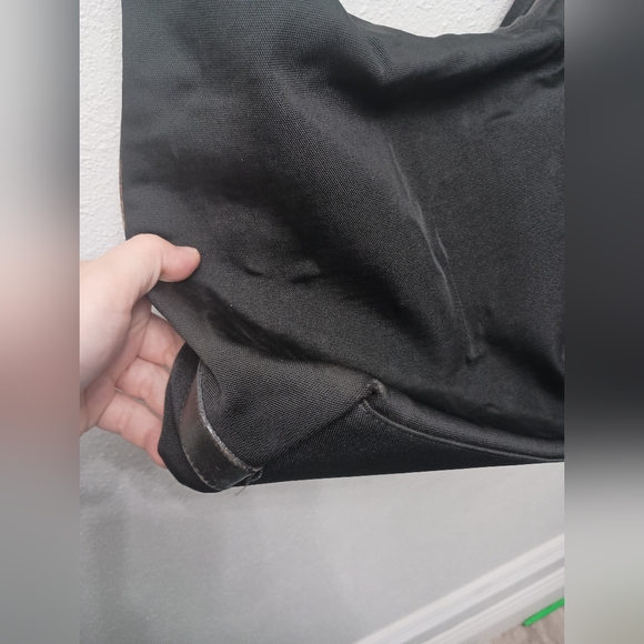 Gucci Shoulder Bag Nylon Leather Half Moon - Picture 10 of 15